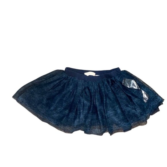 First Impressions infant/Toddler Tulle Overlay Skirt-Navy Blue-18 Months-NWT - Picture 1 of 6